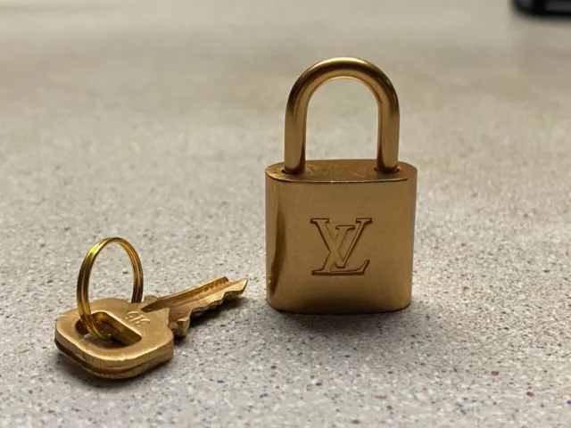 Louis Vuitton Brass Padlock and Key 318 - Bags of CharmBags of Charm