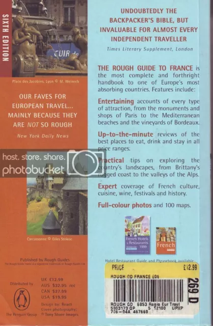 France: The Rough Guide by Kate Baillie, Tim Salmon (Paperback, 1999) 2