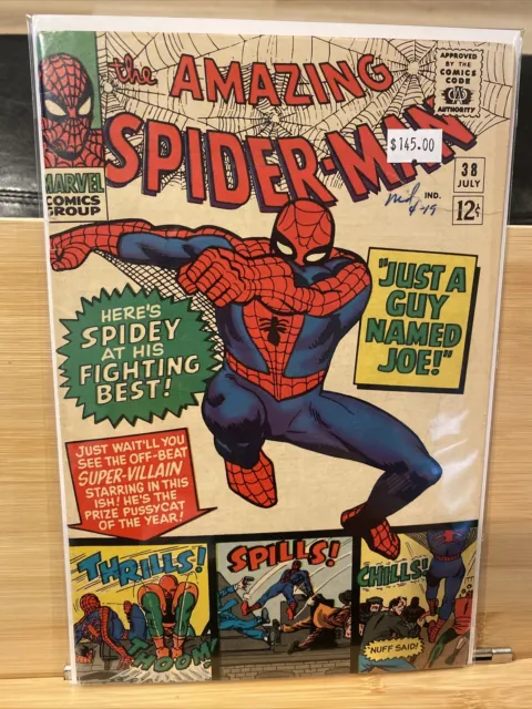 Amazing Spider-Man #38 VG/FN 5.0 2nd Mary Jane! Last Ditko issue! Marvel 1966