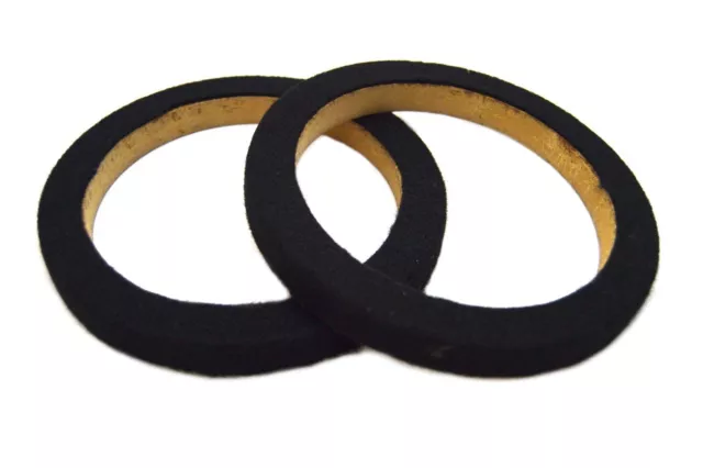 2 Pair 6.5" MDF Speaker Ring Black 2 PIECES SPEAKER MOUNTING SPACER RINGS CAR