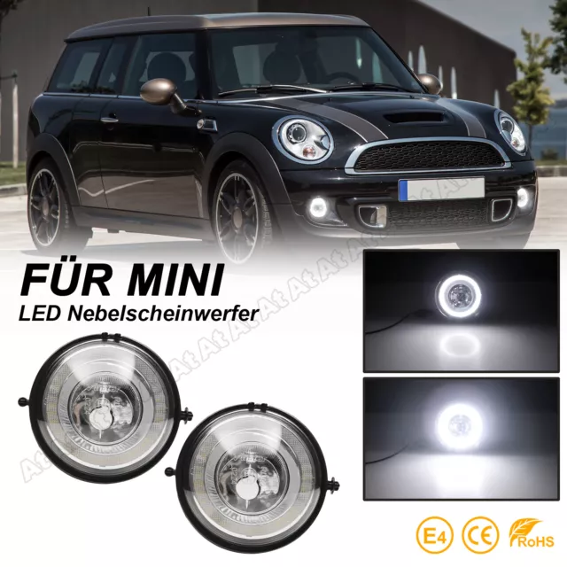 2x LED Tagfahrlicht Nebelscheinwerfer für BMW Mini Cooper/S/Clubman R55 R56 R57