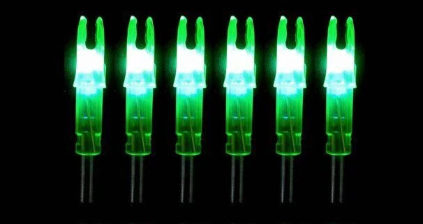 2 Packs NockTurnal Universal Fit Lighted 6 Nocks Easton Gold tip Victory Arrows