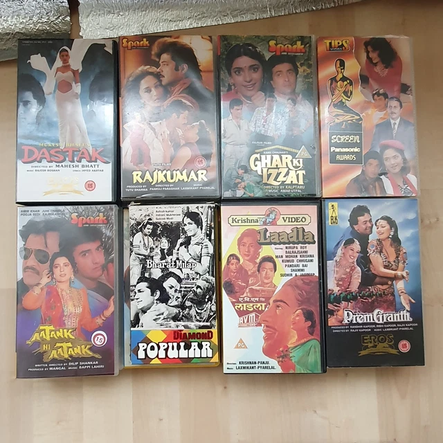 BOLLYWOOD VHS TAPES £8.00 PicClick UK