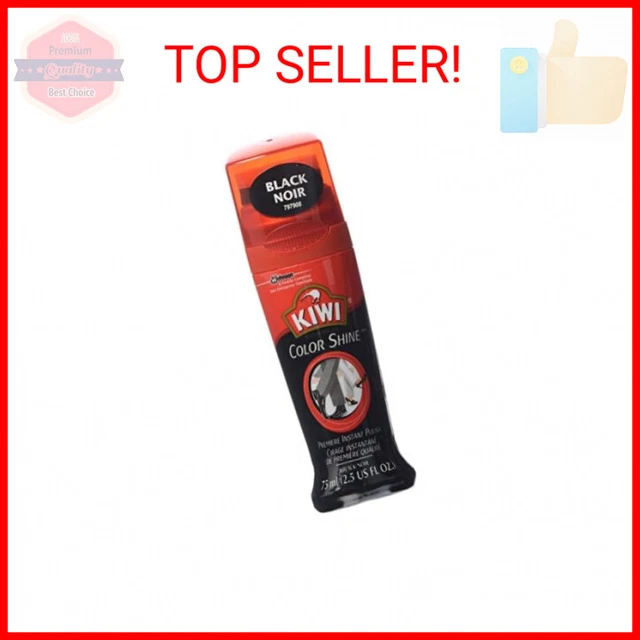 KIWI Color Shine Premiere Instant Polish Black, 2.5 OZ