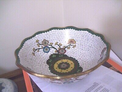 Antique Chinese Cloisonne Dragon Bowl Late 19th/ early 20th Century