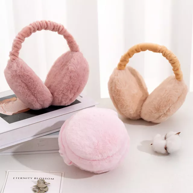 Winter Women Kids Soft Cute Earmuffs Ladies Girls Earflap Warmers Ear Muffs