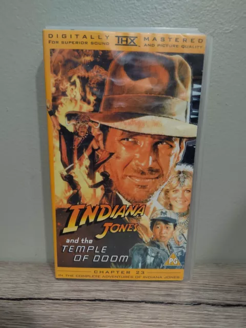 Indiana Jones And The Temple Of Doom (VHS, 2000) Harrison Ford GC FREE P&P