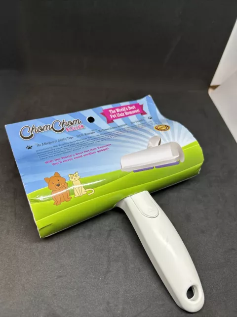 ChomChom Roller Dog Hair, Cat Hair, Pet Hair Remover Reusable NEW FREE SHIPPING