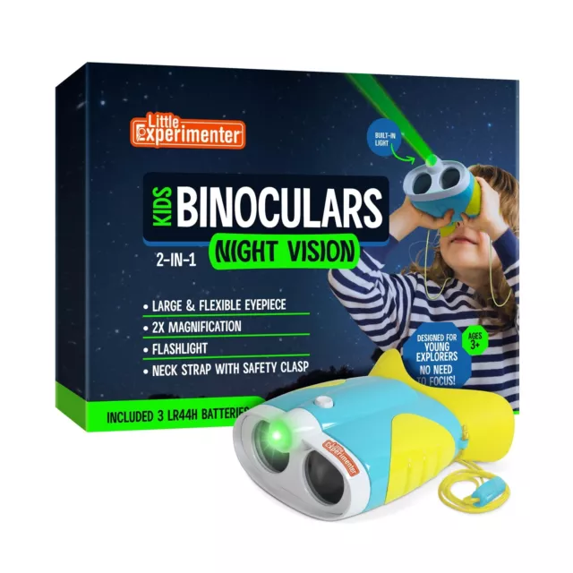 Binoculars for Kids and Toddlers, Binocular Toys Gift Ideas, with Night Visio...