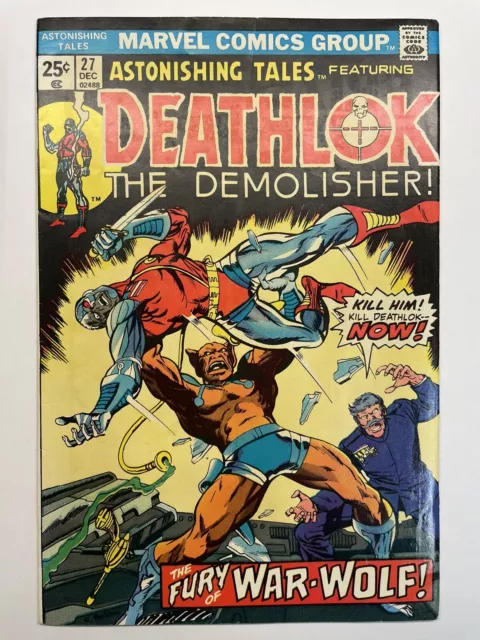 Astonishing Tales 27 Marvel Comics 1974 Deathlok The Demolisher MVS Intact