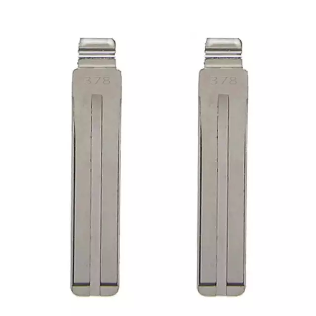 New Remote Flip Key Blade Blank Uncut Insert Replacement for Kia (2 Pack)