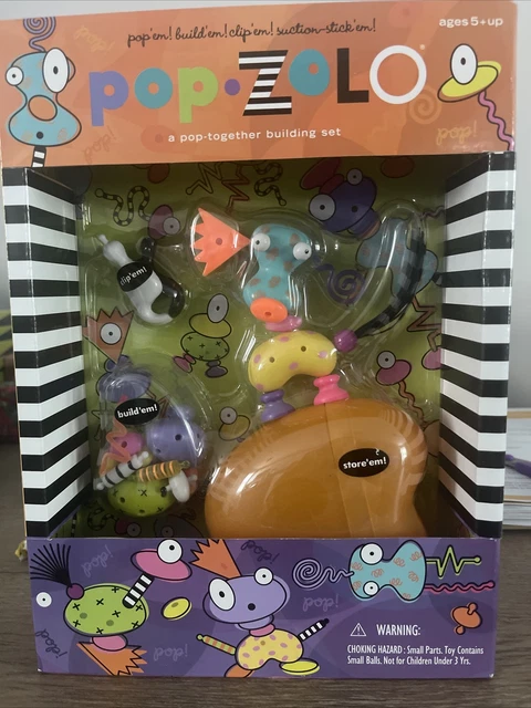 Rare Pop ZoLO Playsculpture- Building Set 2012 Science Sealed NOS 30 piece Rare Pop ZoLO Playsculpture- Building Set 2012 Science Sealed NOS 30 piece