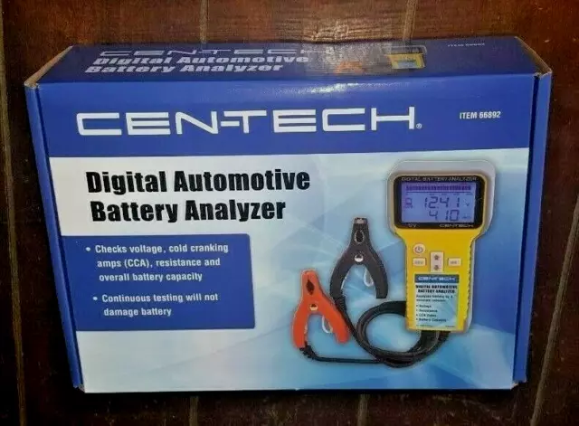 Cen-Tech Digital Automotive Battery Analyzer - Item #66892