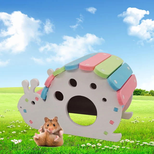 RAT HIDEOUT HOUSE Bur-free DIY Installation Small Animal Hideout House ...