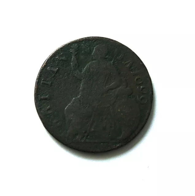 William 111 1699 D.I.L. Copper Halfpenny: Space Filler