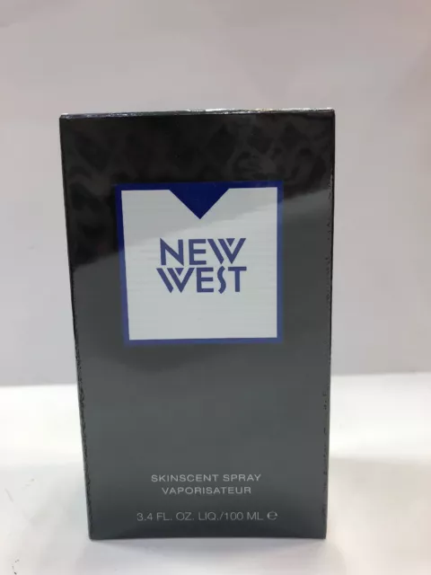 100% Authentic New West Cologne By Aramis Skinscent Spray 3.4 Oz Cologne