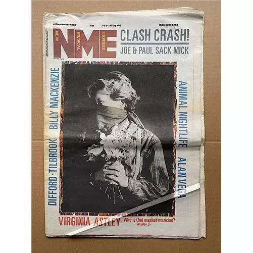 Virginia Astley Nme Magazine Sept 10 1983 -Virginia Astley Cover + Feature Insid