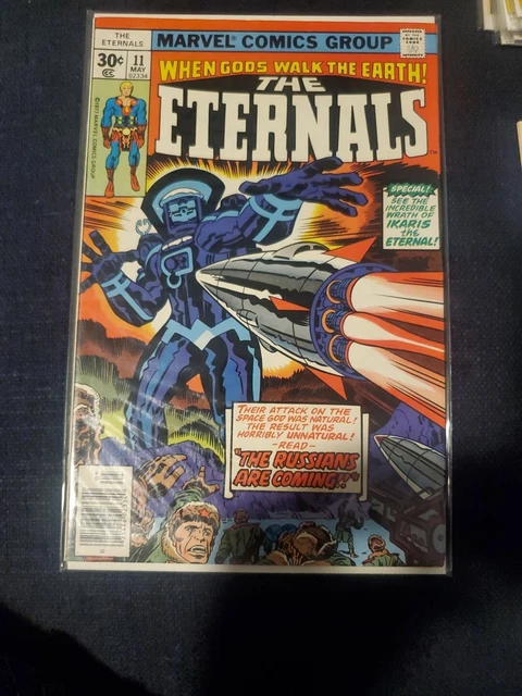 THE ETERNALS #11 1ST APPEARANCE DRUIG & KINGO SUNEN MAY 1977, MARVEL NM see pics