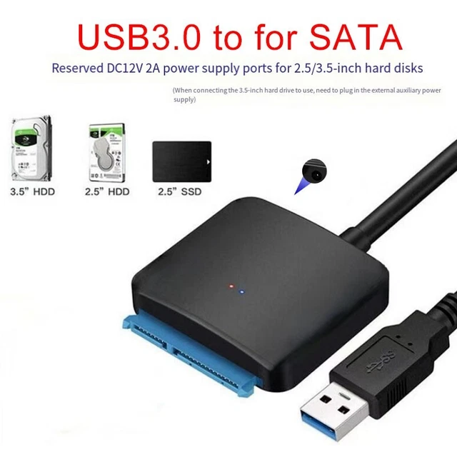 Cavo Adattatore USB 2.0 A SATA / PATA IDE – Trasferimento 480 Mbps Per Dischi Rigidi Da 2.5 E 3.5 Pollici - 4