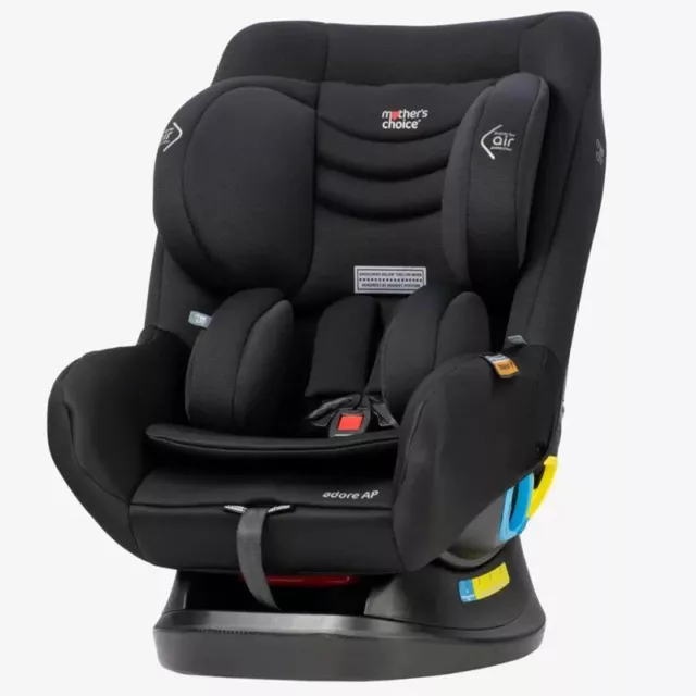 Mothers Choice Adore Convertible Car Seat Black Space. New born to 4yrs old.