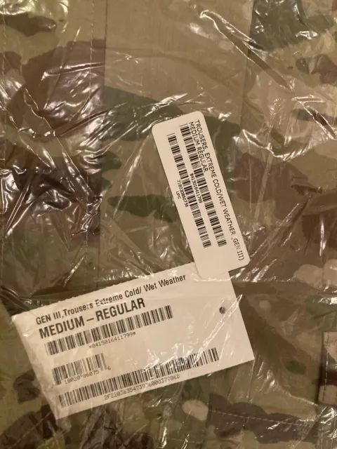 USGI GEN III ECWW Multicam Trousers Medium-Regular Military New In Packaging