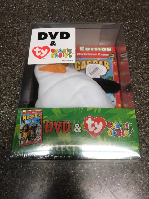 Madagascar (DVD, 2008, Penguin Plush Toy Included Retail Exclusive) BRAND NEW