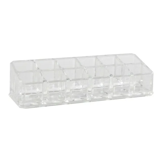 Boîte empilable transparent modèle moyen - Square Line - Bath Bazaar