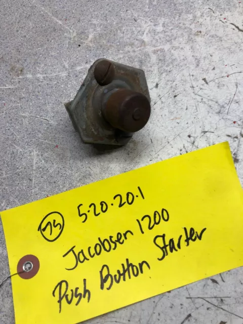 1966 Jacobsen 1200 Chief O Matic Tractor Push Button Starter Switch