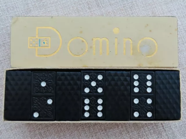 Domino - original DDR Spielzeug Legespiel Schiebespiel Geduldsspiel