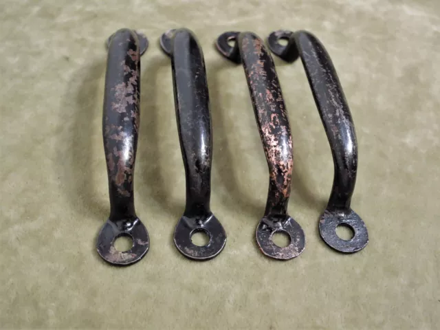 10s 1920s 1930s Chevrolet Ford Model T Dodge Star Set of 4 Hood Handles Vintage