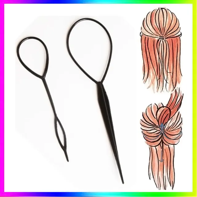Ponytail Creator Topsy Tail Braid Hair Styling Maker Loop Tool