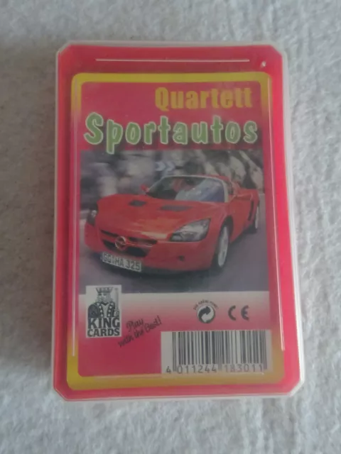 Sportautos - Quartett - King Cards Spielkarten