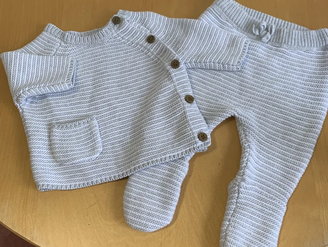 Abbigliamento bambina/ragazzo bambino piccolo bambino fino a 7,5 libbre mini club maglia cotone set 2 pezzi