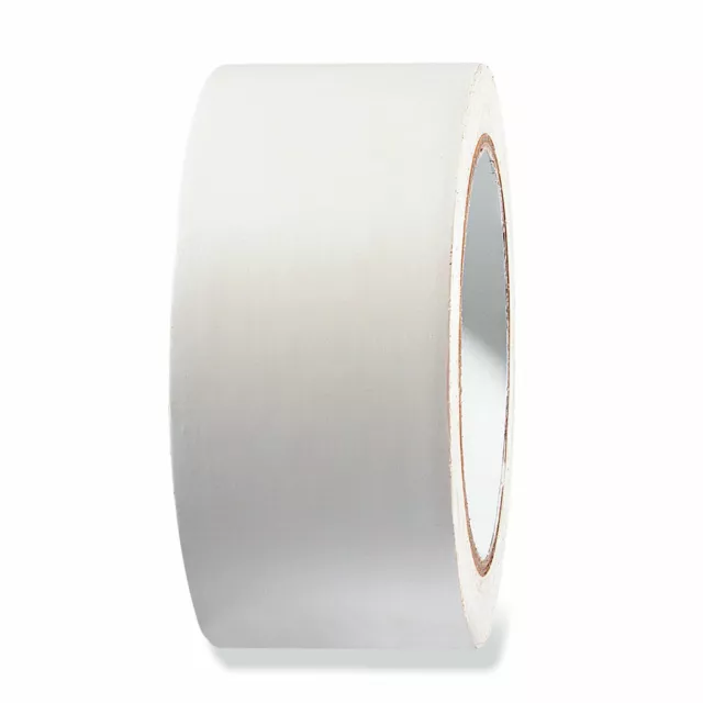 12 Rollen PVC Putzband 50mm x 33m Schutzband Glatt Weiß Abklebeband Abdeckband