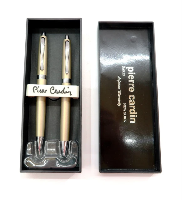 NUEVO JUEGO DE bolígrafos y lápices mecánicos PIERRE CARDIN en
