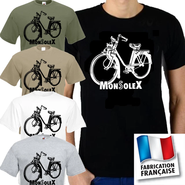 T-shirt Gris Solex / 3800 Rouge - Taille S - Occasion Pour Fan De Vélosolex