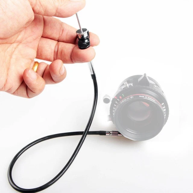 MECHANICAL LOCKING CAMERA Remote Shutter Cable Release Thread NEW Cords