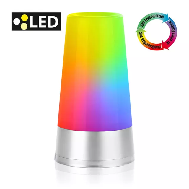 Design RGB LED-Lampe Nacht-Stimmungs-Licht Farbwechsel LivingColors Tischleuchte