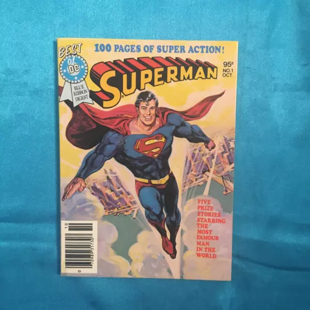 D.c. Blue Ribbon Digest # 1 Oct. 1979, Superman!  100 Pages ! Fine Plus Cond.