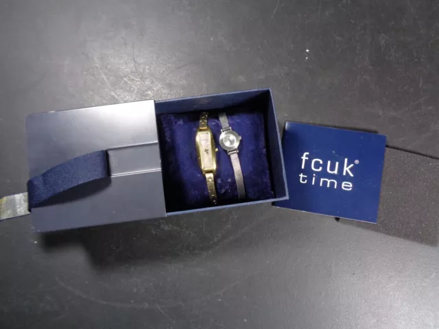 Fcuk Watch in box and unboxed Ted Baker Watch BOTH SPARES AND REPAIRS