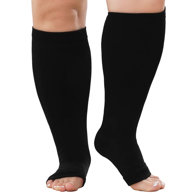 Collection Contention BAS DE CONTENTION Grande Taille Chaussettes de Contention Femme Hommes ...