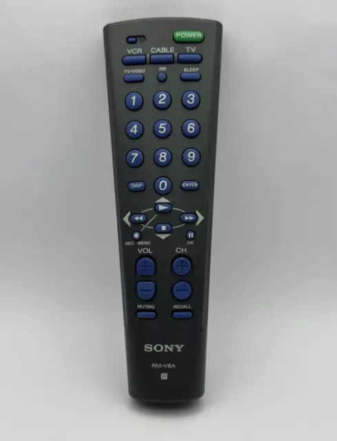 Sony Television Universal Remote Control RM-V8A TV VCR Cable