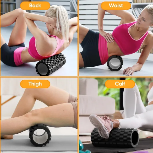 Trigger Point 30cm Foam Roller Muscle Tissue Massage Yoga Fitness Pain Relief 3