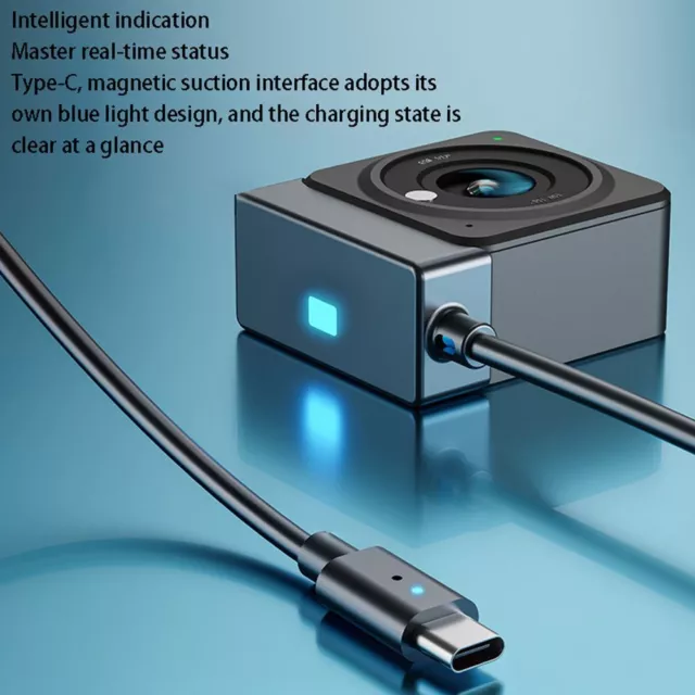Type-C Base magnétique Caméra d'action Pour DJI Action2 Câble de charge