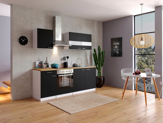 Cucina attrezzata cucinino Bianche Malia 210 CM