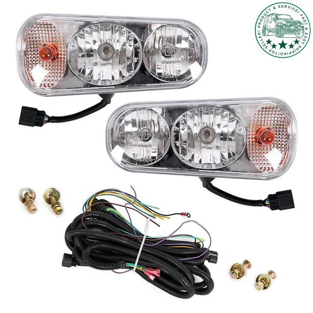 SNOW PLOW LIGHTS Headlight Halogen For Boss Western Meyer Snowdog