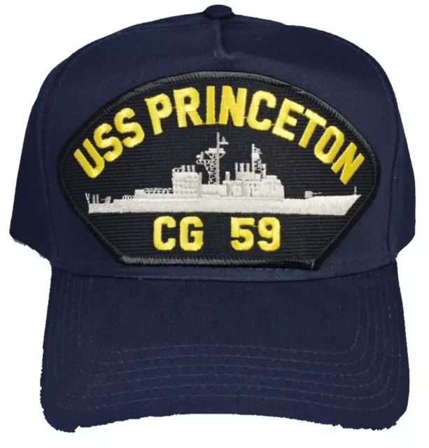 USS PRINCETON CG-59 HAT - NAVY BLUE - Veteran Owned Business