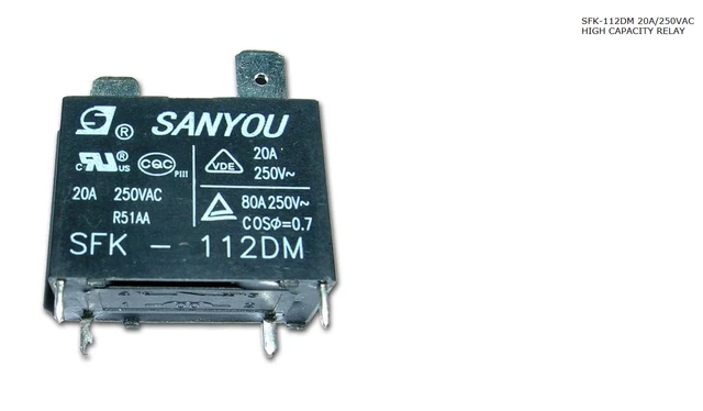 SANYOU RELAY SFK-112DM 12V 20A 250VAC Air conditioner Power Relay free ...