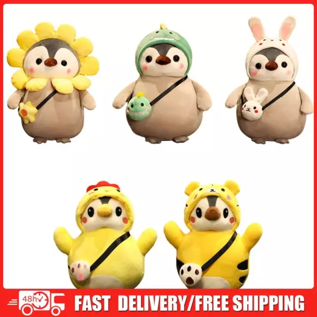 Kawaii Penguin Doll Animal Soft Stuffed Sunflower Cute Cartoon Doll Kid Girl Toy