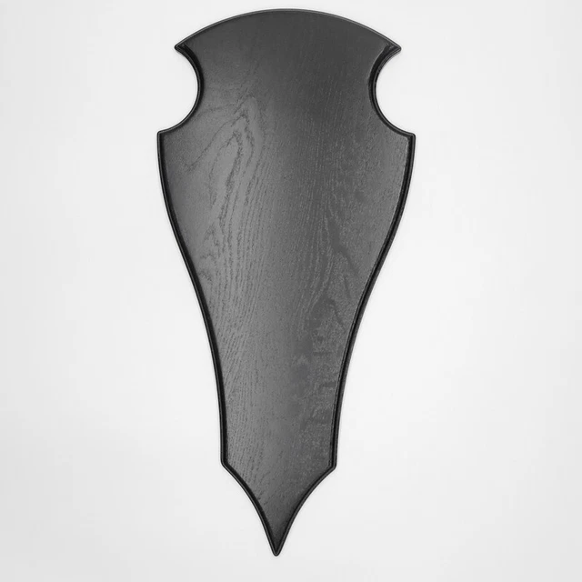 Ciervo Escudo de Trofeo Deseada En Roble Oscuro Af 51x24 CM Hirschschild